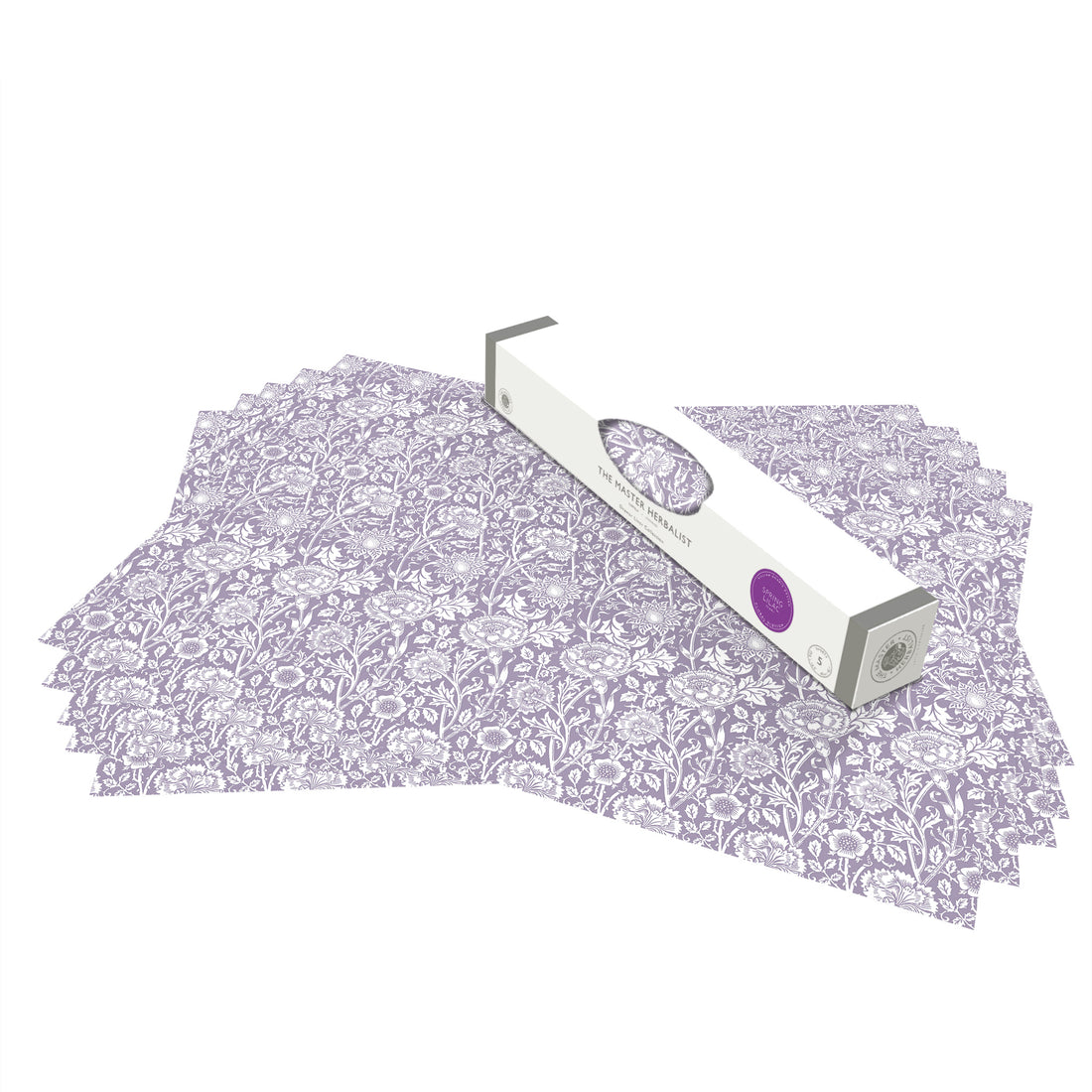 LILAC fragrance SCENTED Drawer Liners in PURPLE William Morris Design