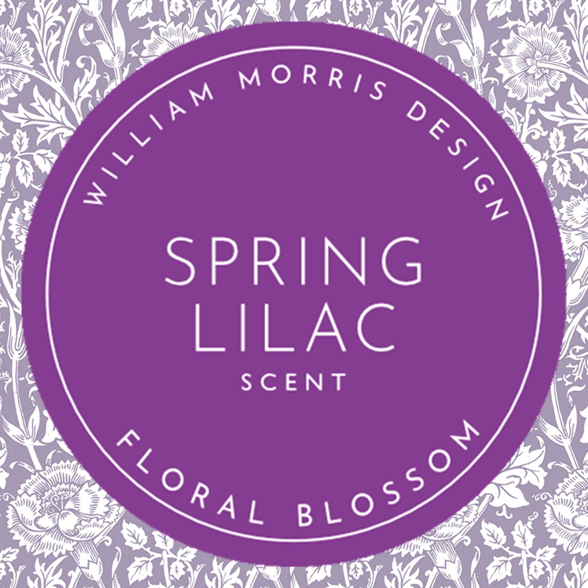 LILAC fragrance SCENTED Drawer Liners in PURPLE William Morris Design