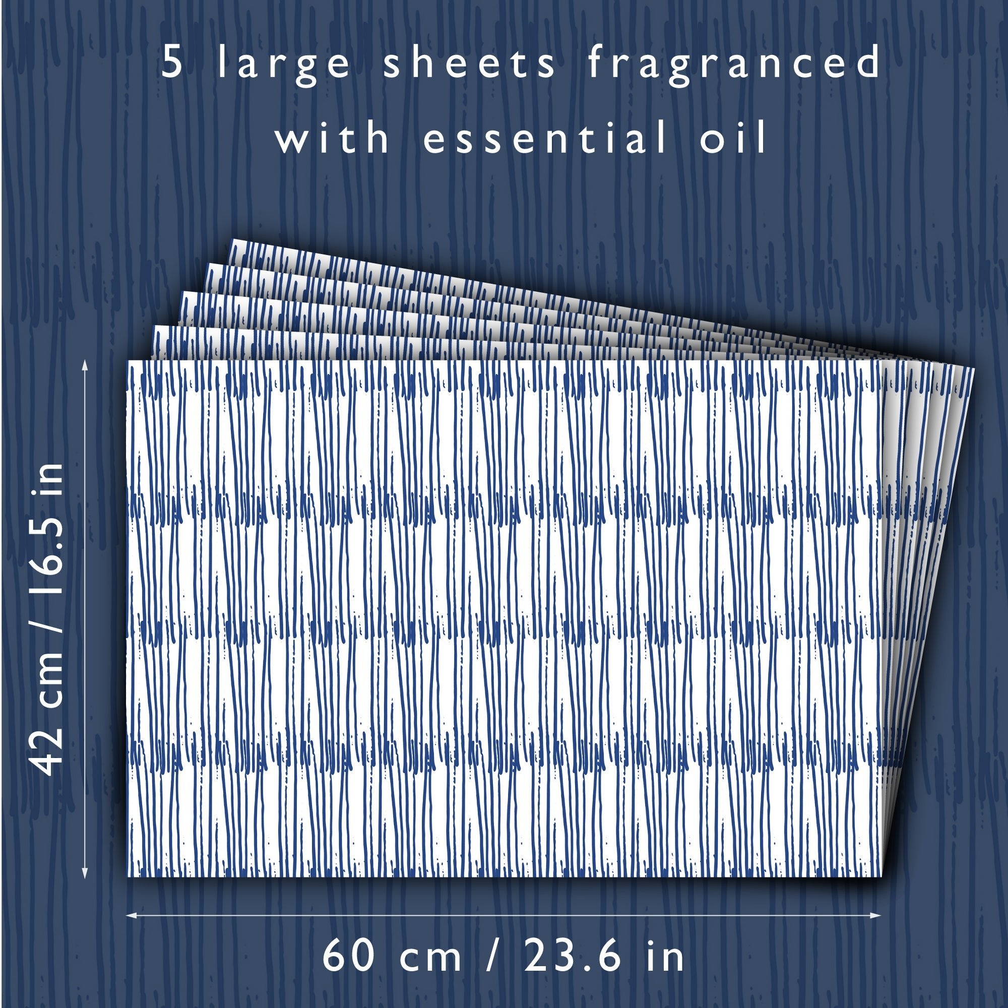 JAPANESE INK PEN Scented Drawer Liners in Fresh Linen - Scented Drawer Liners - The Master Herbalist