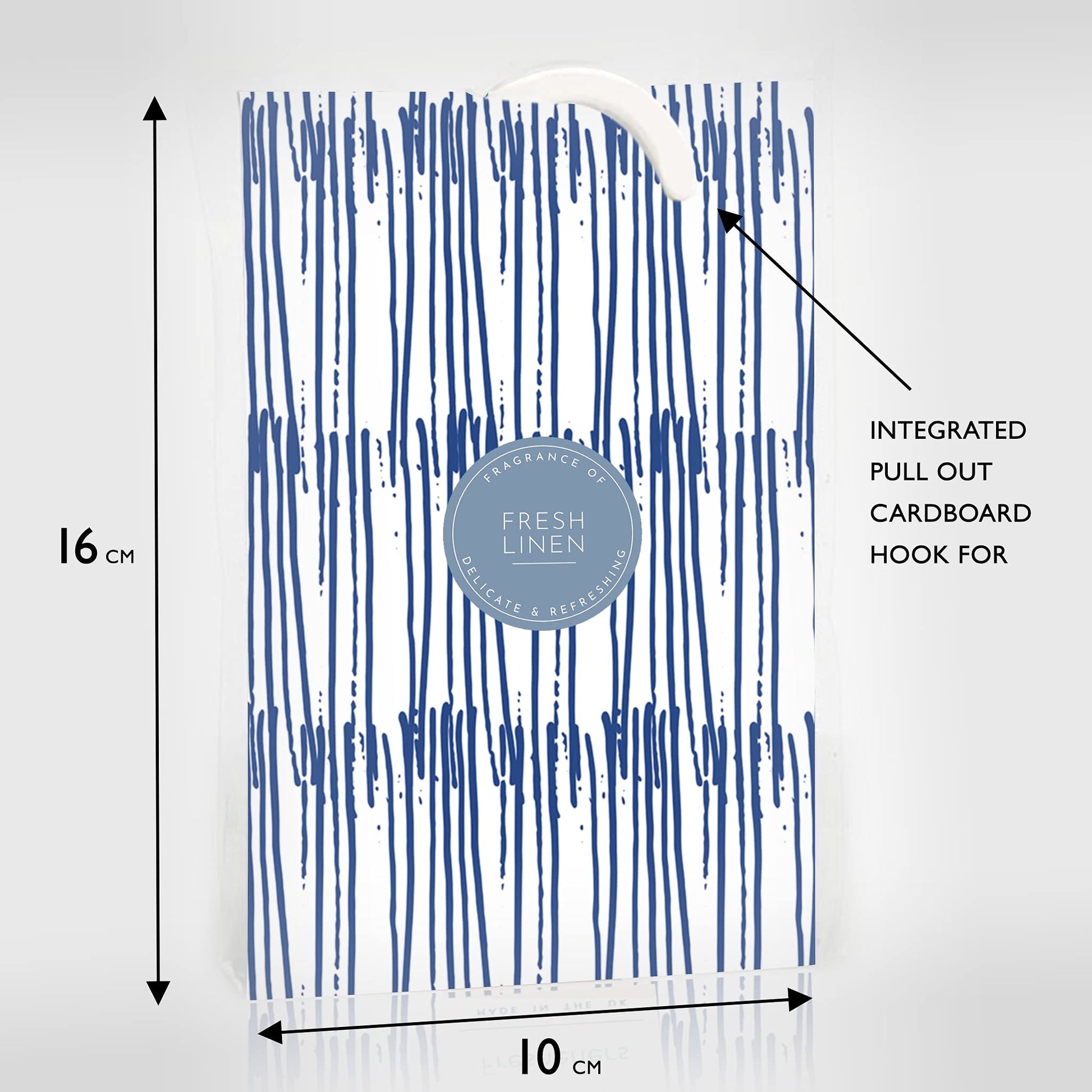 The Master Herbalist FRESH LINEN Scented Wardrobe Freshener in a JAPANESE INK PEN Design PACK OF 2 - Wardrobe Freshener - The Master Herbalist