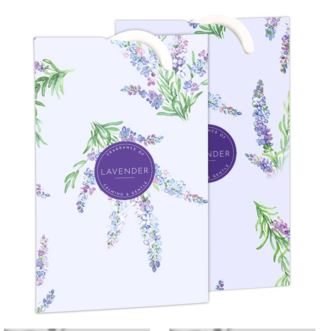 The Master Herbalist LAVENDER Scented Wardrobe Freshener in a floral LAVENDER Design. Perfect for Cupboards, Drawers and Wardrobes - Wardrobe Freshener - The Master Herbalist