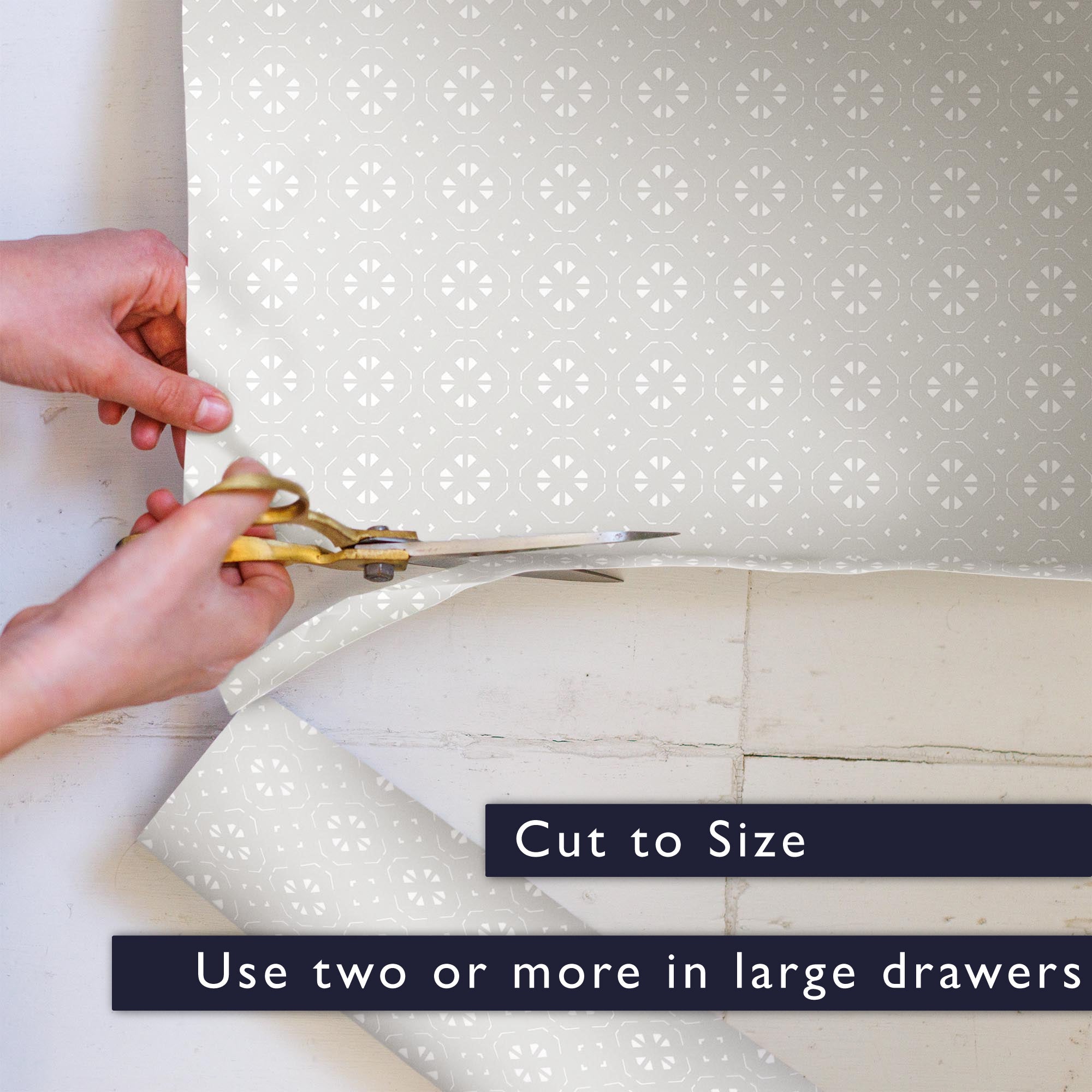 LAVENDER & NEEM OIL Scented Drawer Liners in SOFT GREY - Scented Drawer Liners - The Master Herbalist