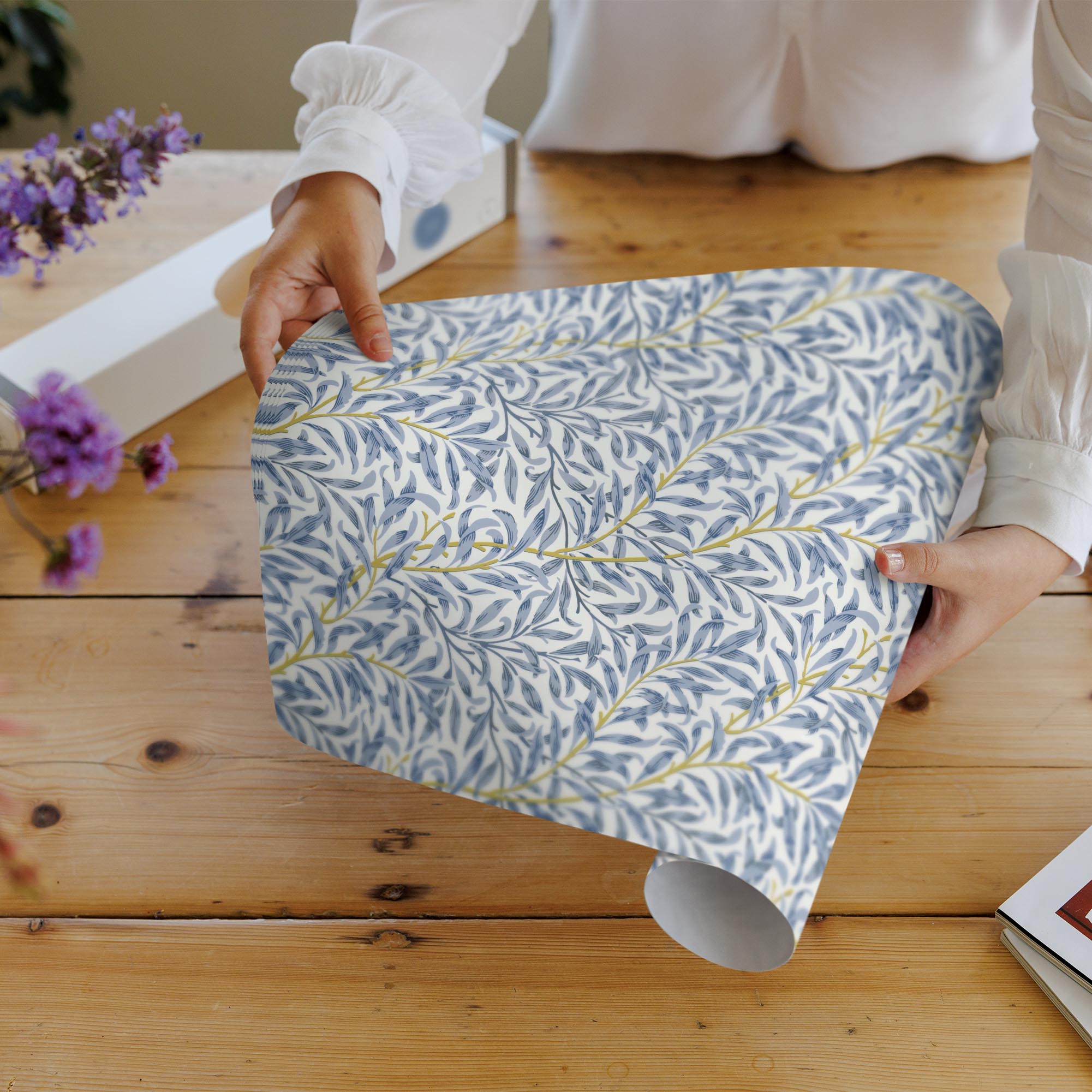 Blue WILLOW William Morris | Scented Drawer Liners in 2 Fragrances. - Scented Drawer Liners - The Master Herbalist