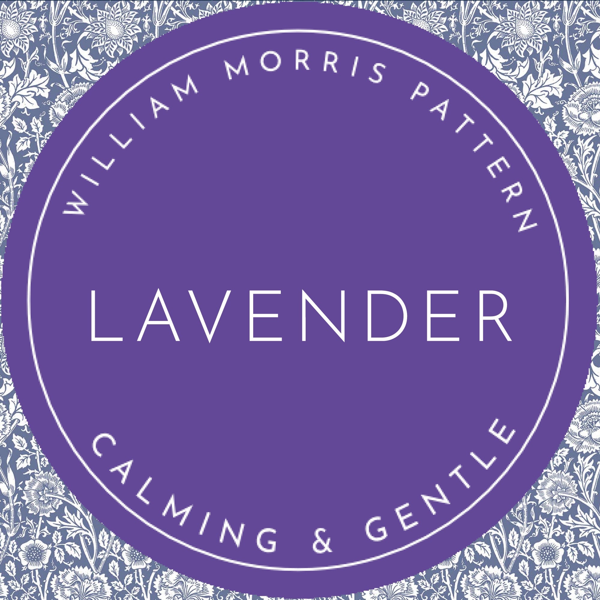 LAVENDER SCENTED Drawer Liners in BLUE William Morris Design - Scented Drawer Liners - The Master Herbalist