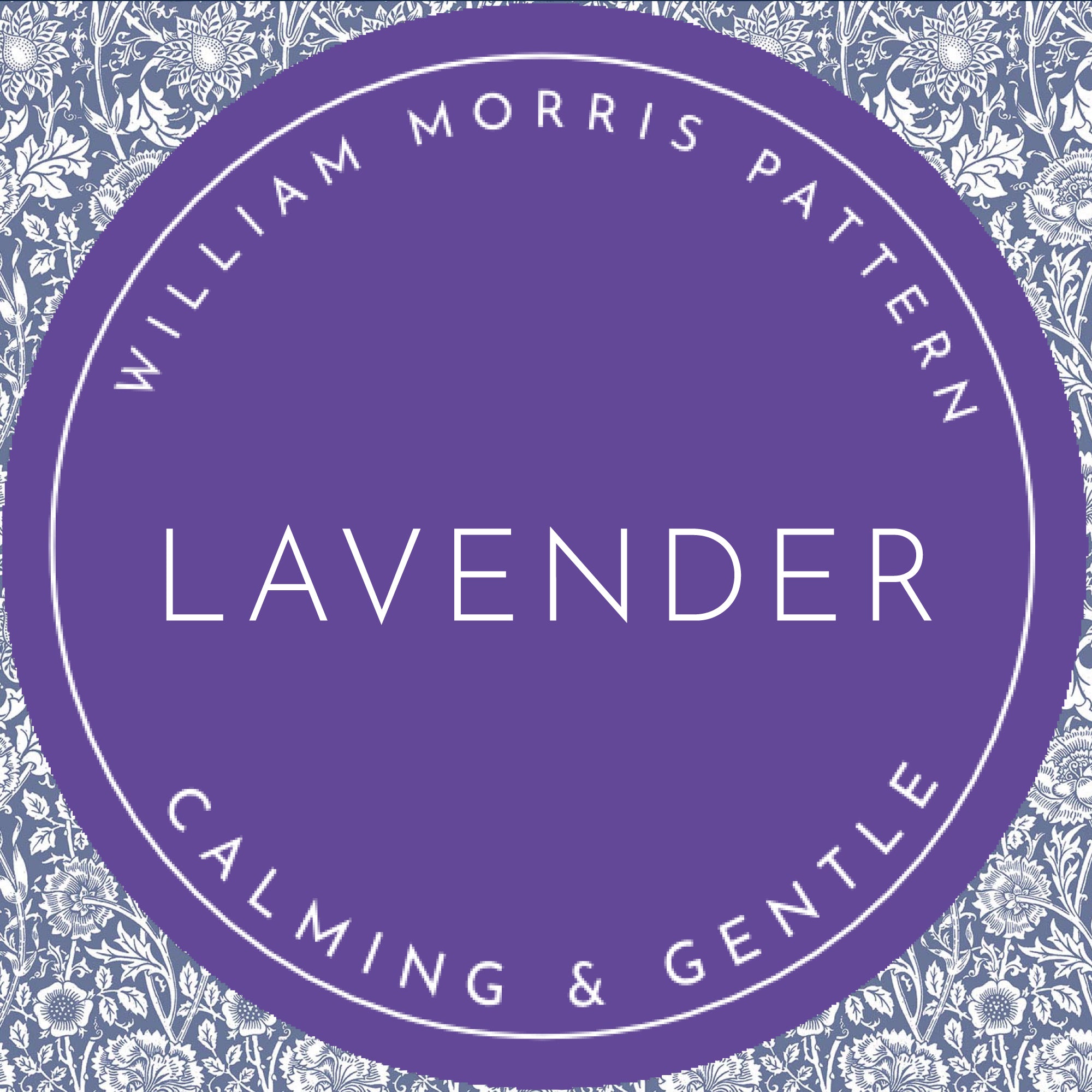 LAVENDER SCENTED Drawer Liners in BLUE William Morris Design