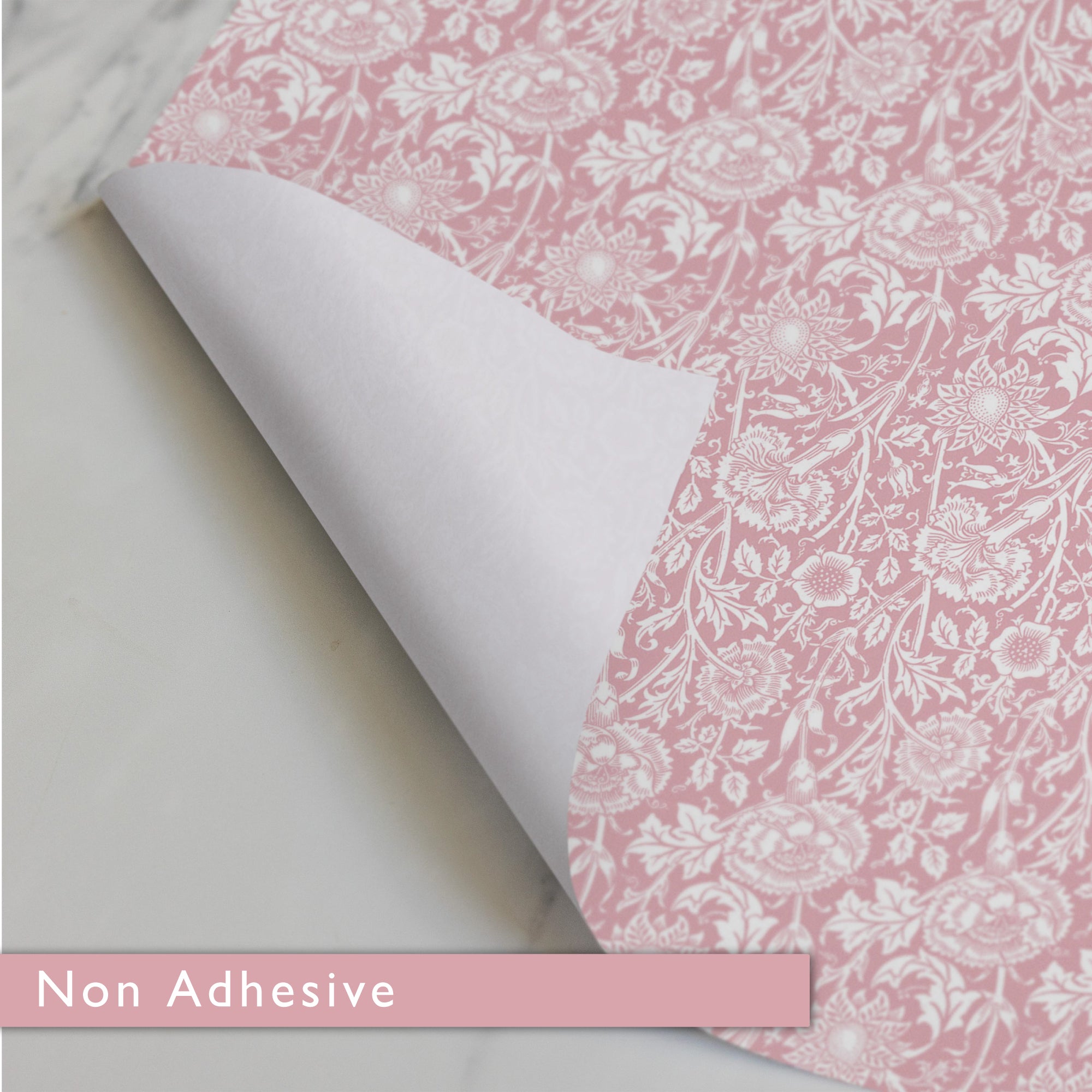 ROSE SCENTED Drawer Liners in PINK William Morris Design