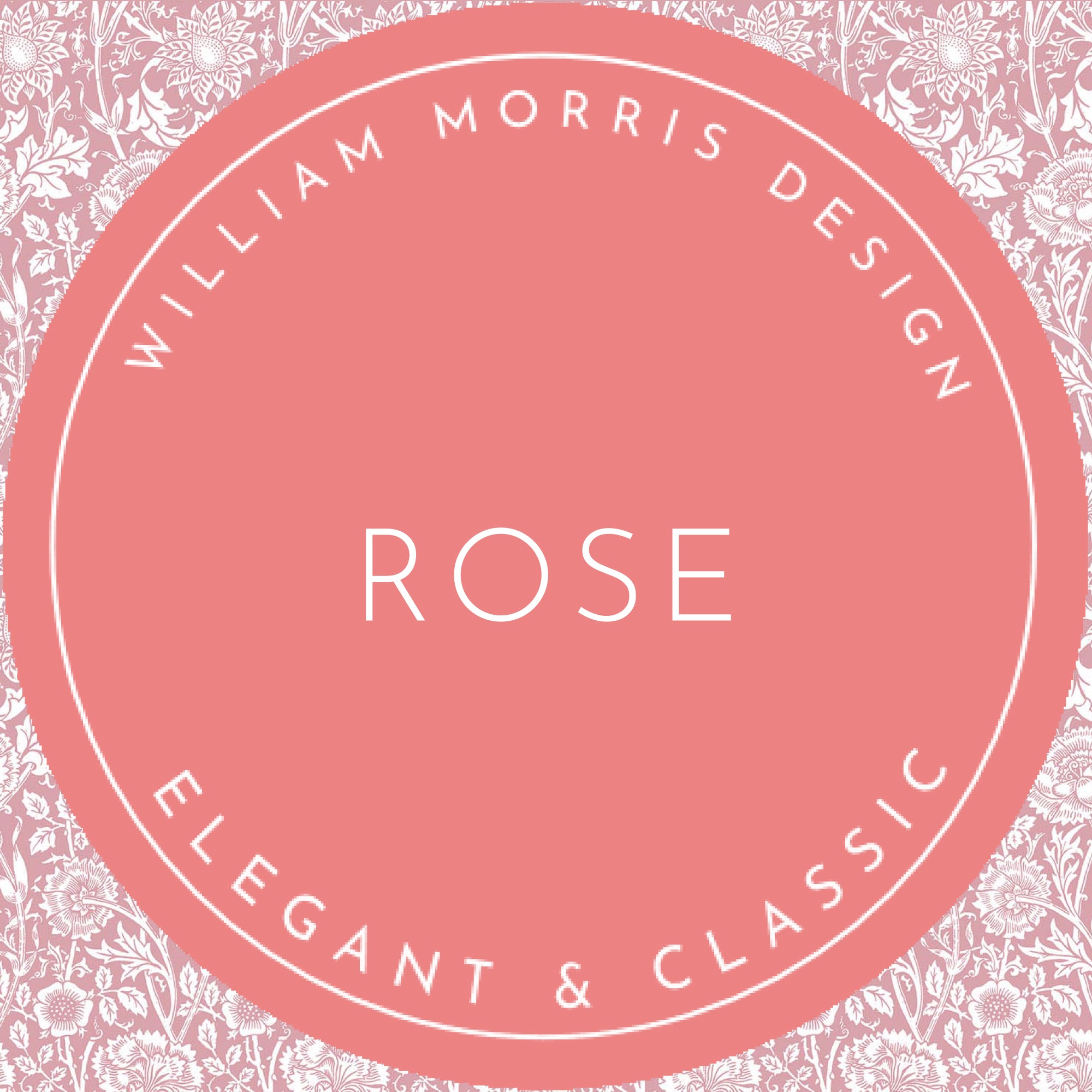 ROSE SCENTED Drawer Liners in PINK William Morris Design