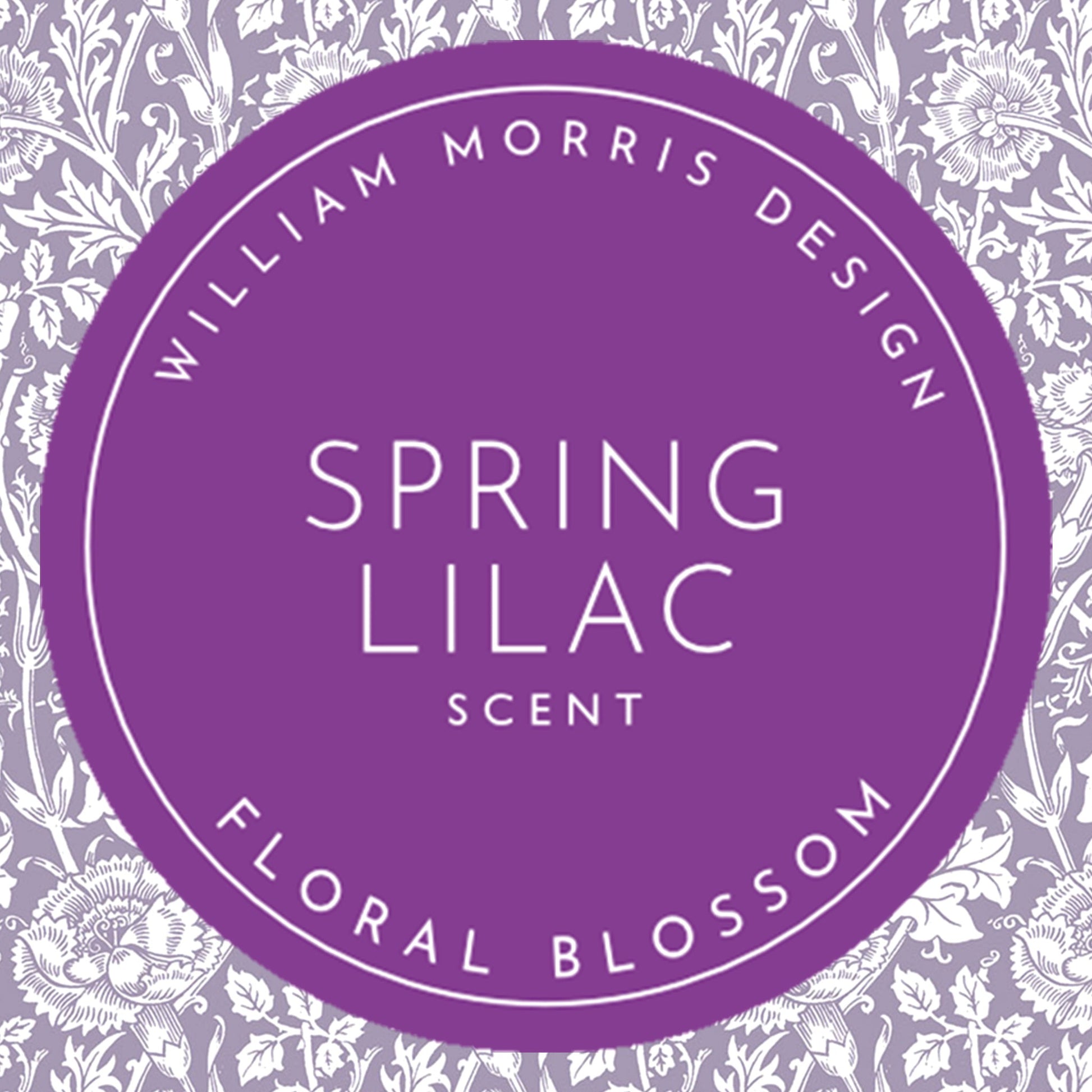 LILAC fragrance SCENTED Drawer Liners in PURPLE William Morris Design - Scented Drawer Liners - The Master Herbalist
