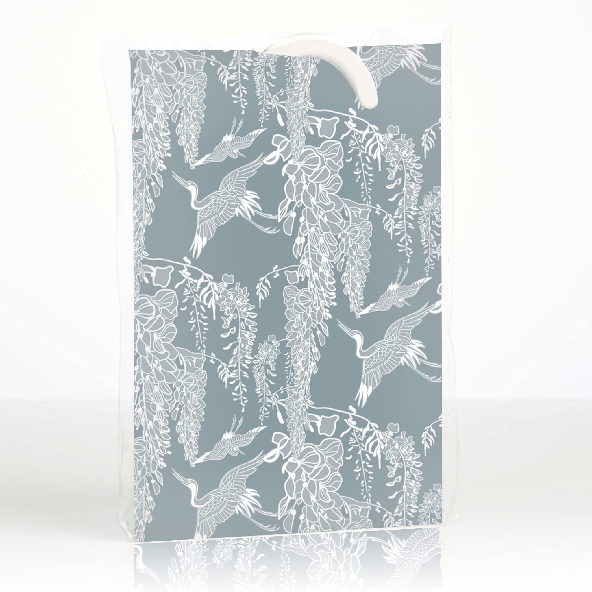 The Master Herbalist NEROLI & BERGAMOT Scented Wardrobe Freshener in a CLASSICAL HERON Pattern