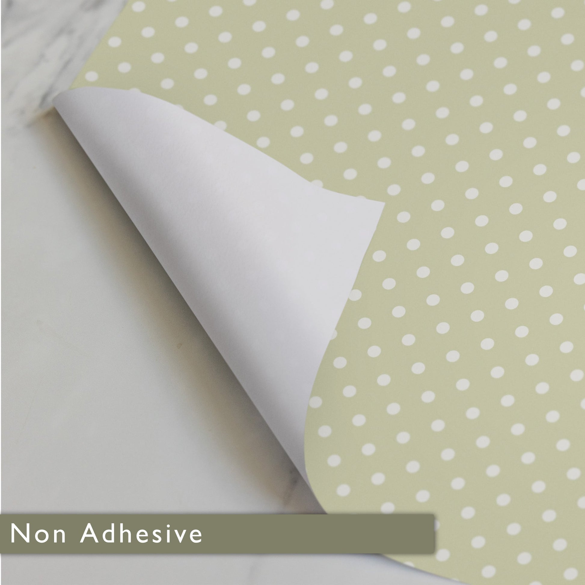 SAGE GREEN POLKA DOT Wipe Clean & Unscented Drawer Liners - Wipe Clean Drawer Liners - The Master Herbalist