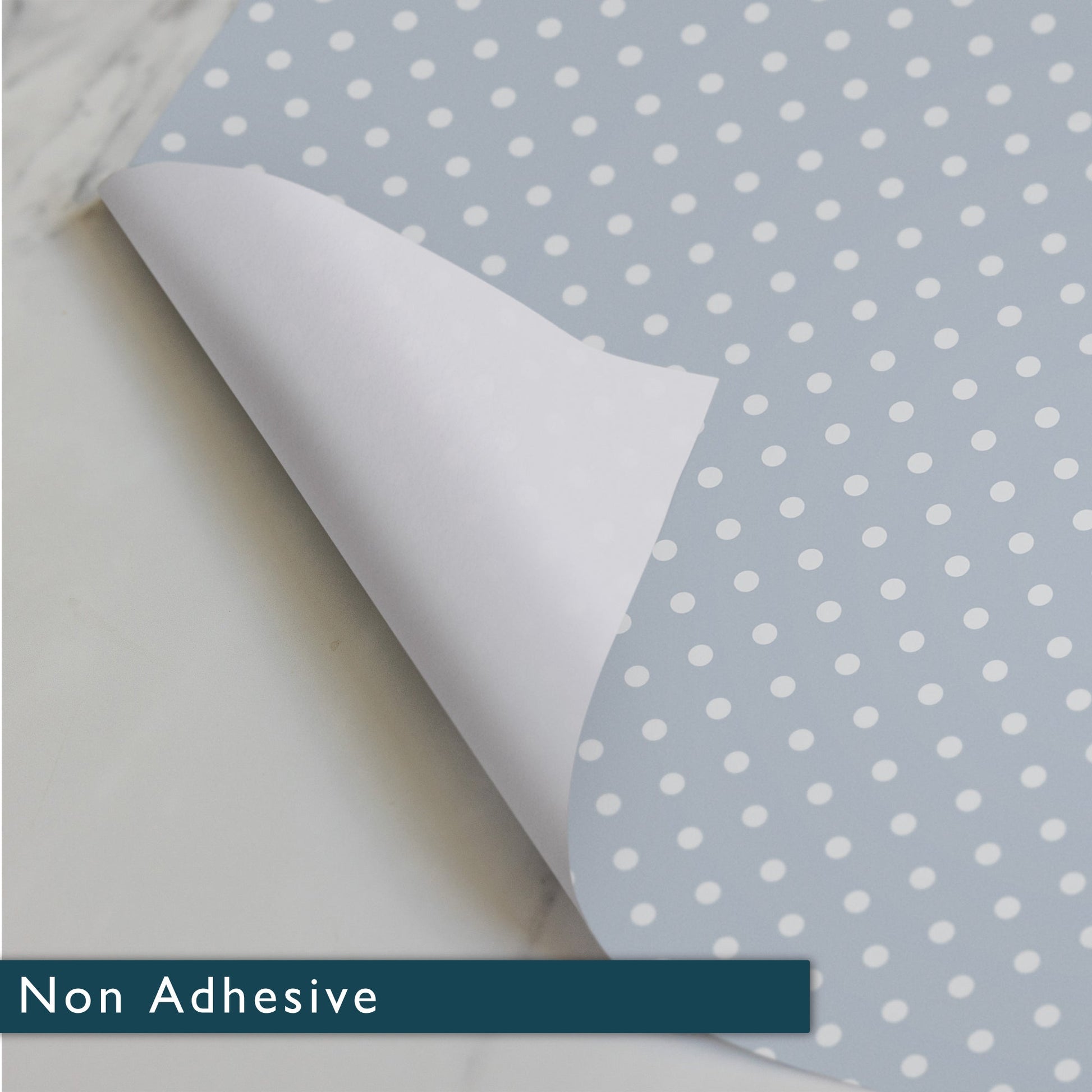 COOK'S BLUE POLKA DOT Wipe Clean & Unscented Drawer Liners - Wipe Clean Drawer Liners - The Master Herbalist