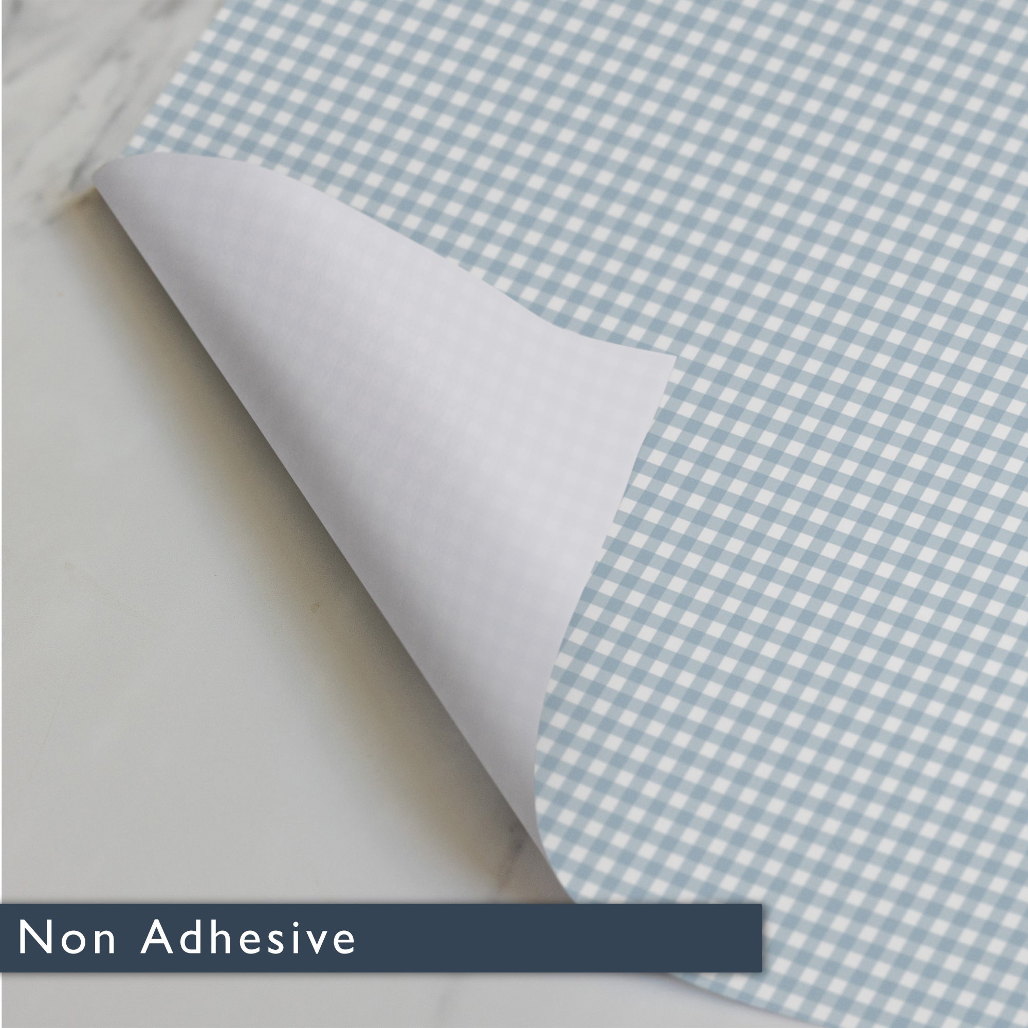 COOK'S BLUE GINGHAM Wipe Clean & Unscented Drawer Liners - Wipe Clean Drawer Liners - The Master Herbalist