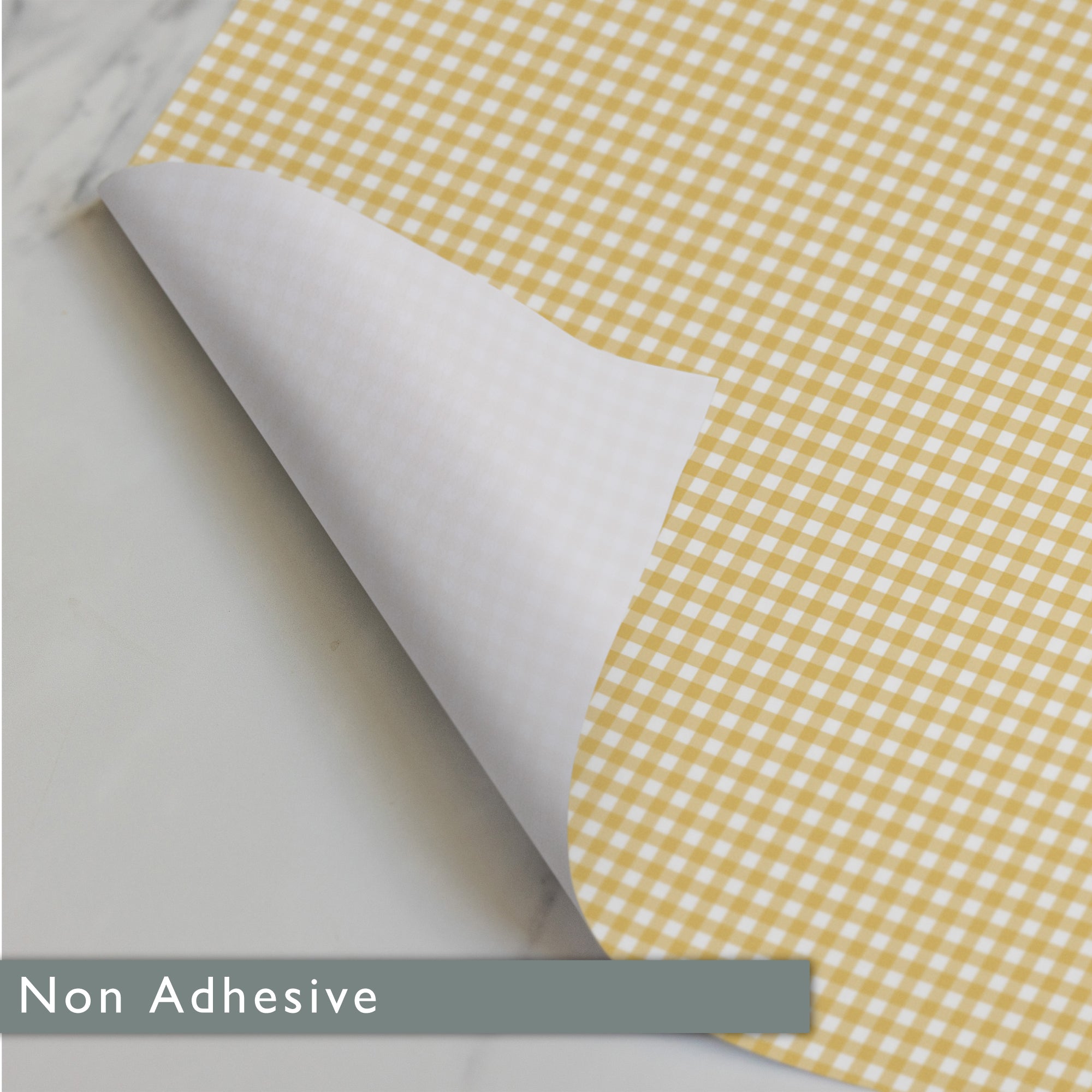 BARLEY GINGHAM Wipe Clean & Unscented Drawer Liners