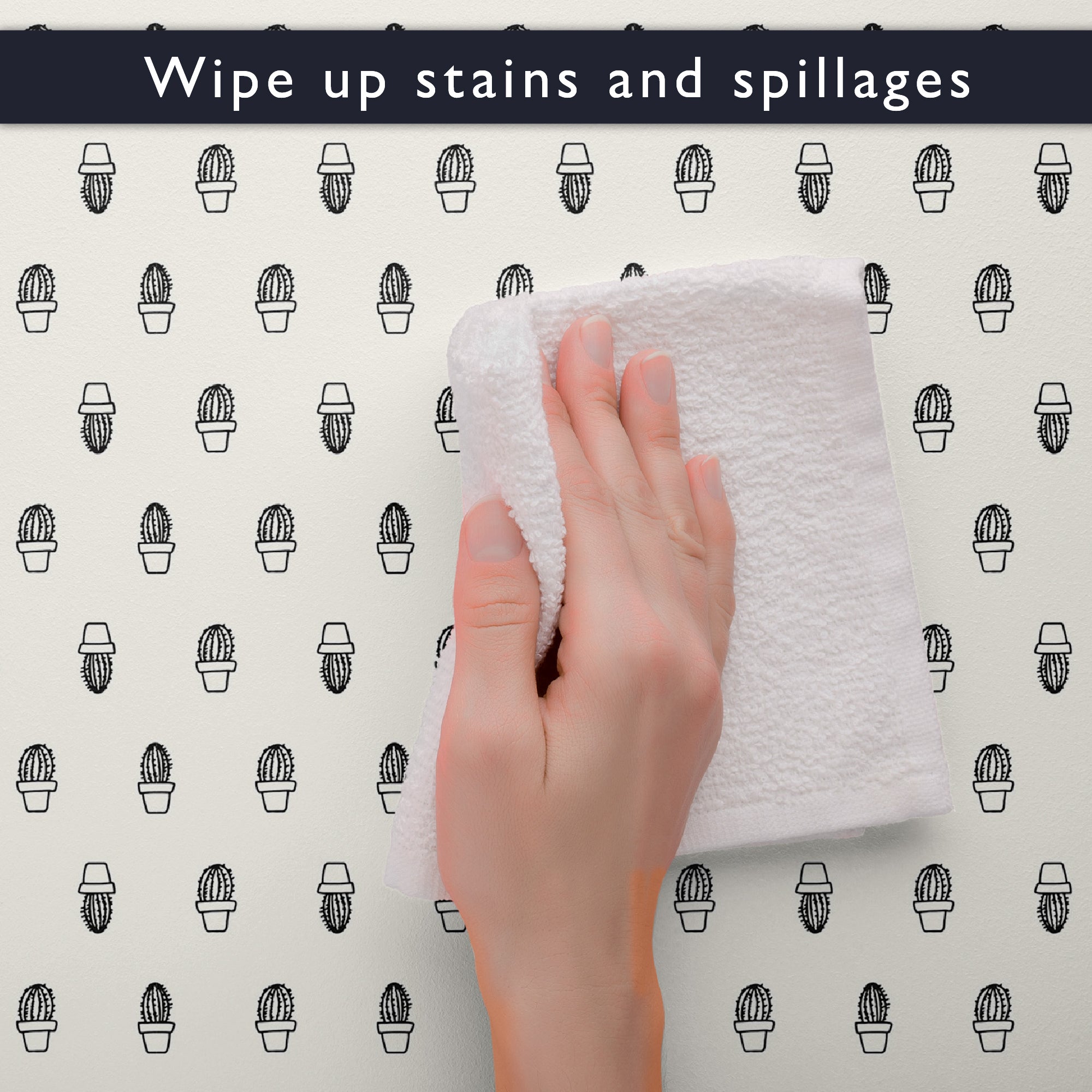 CACTUS Wipe Clean & Unscented Drawer Liners