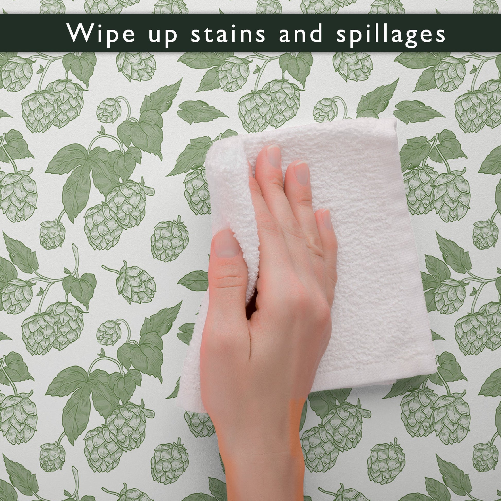GREEN HOPS Wipe Clean & Unscented Drawer Liners - Wipe Clean Drawer Liners - The Master Herbalist