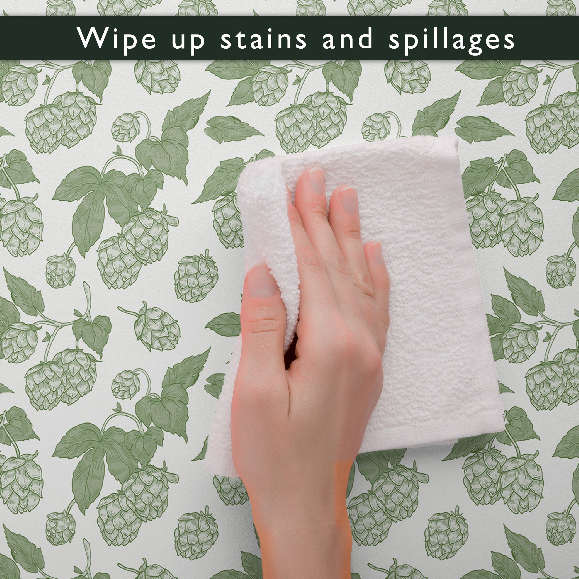GREEN HOPS Wipe Clean & Unscented Drawer Liners - Wipe Clean Drawer Liners - The Master Herbalist