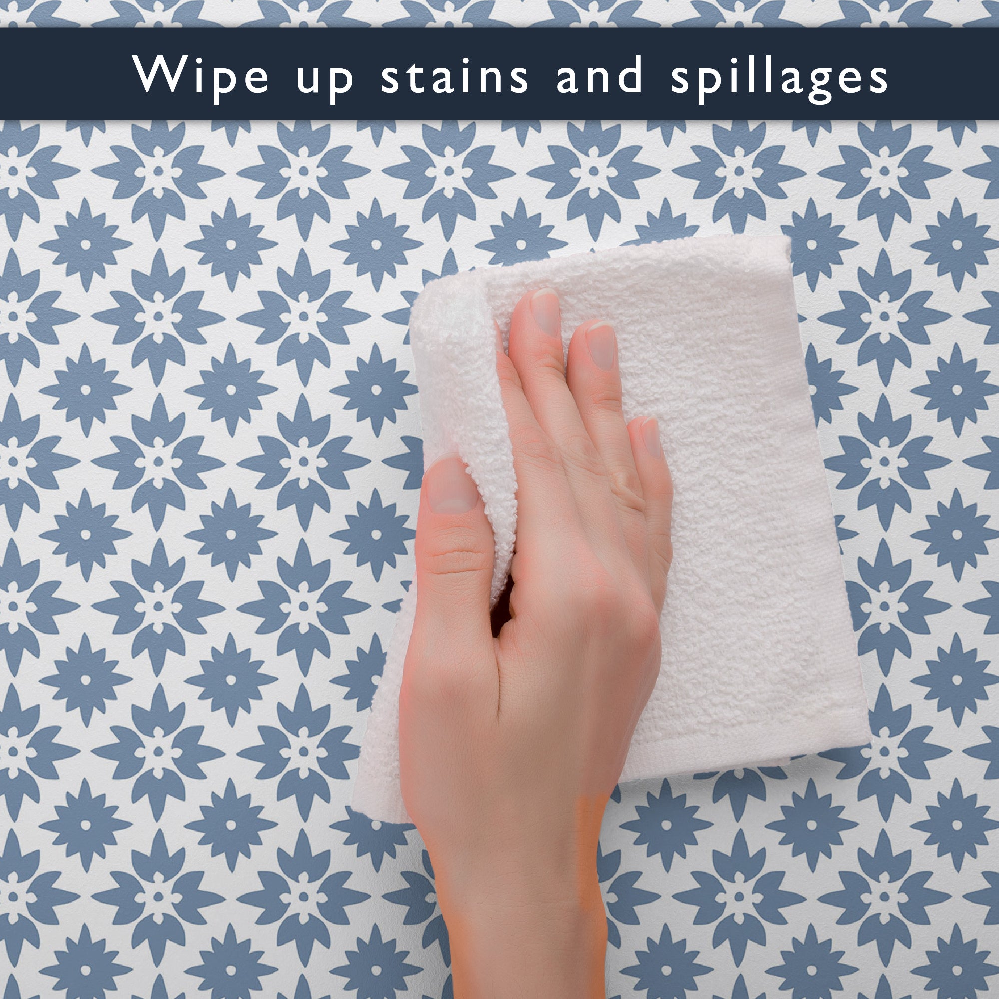 MOROCCAN MOSAIC Wipe Clean & Unscented Drawer Liners