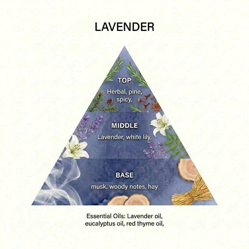 LAVENDER Scented Wardrobe Freshener in a WILLIAM MORRIS Design in BLUE | Pack of 2