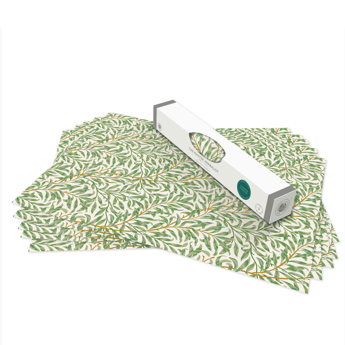 Summer Jasmine scented drawer liners, Willow print, rolled