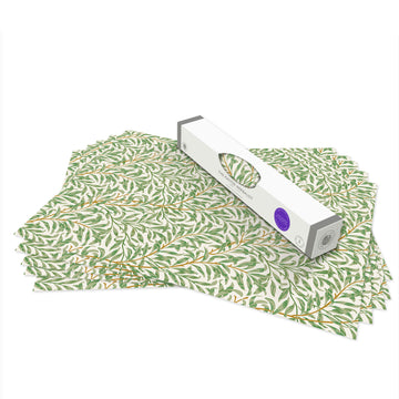 Lavender & Neem Oil scented drawer liners, Willow print, rolled