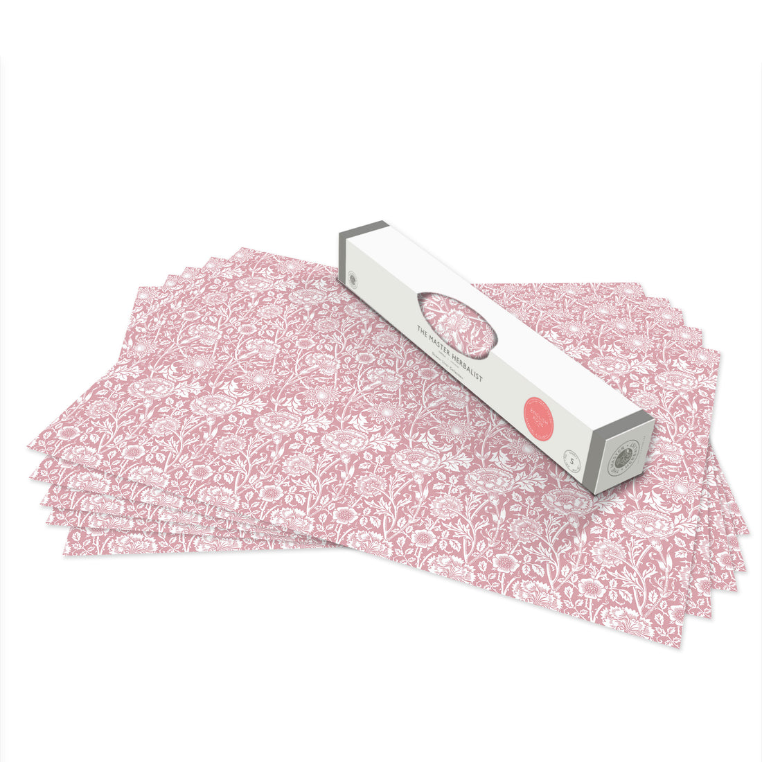 Rose scented drawer liners, Pink William Morris Pink & Rose print, rolled