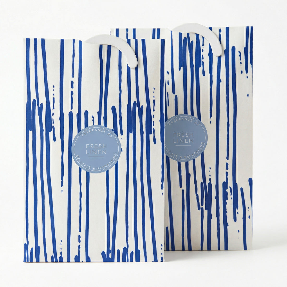 The Master Herbalist FRESH LINEN Scented Wardrobe Freshener in a JAPANESE INK PEN Design PACK OF 2