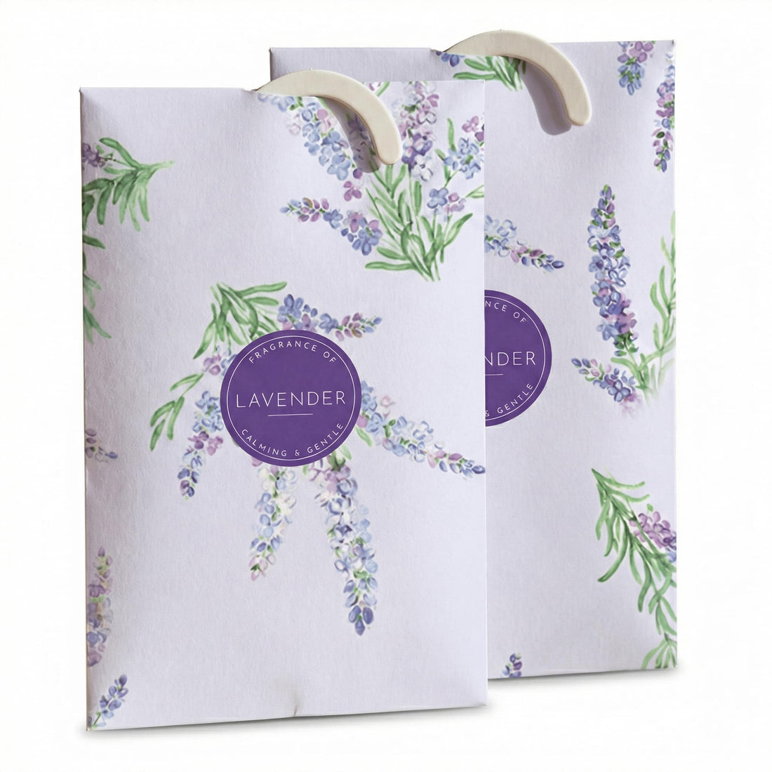 The Master Herbalist LAVENDER Scented Wardrobe Freshener in a floral LAVENDER Design. Perfect for Cupboards, Drawers and Wardrobes