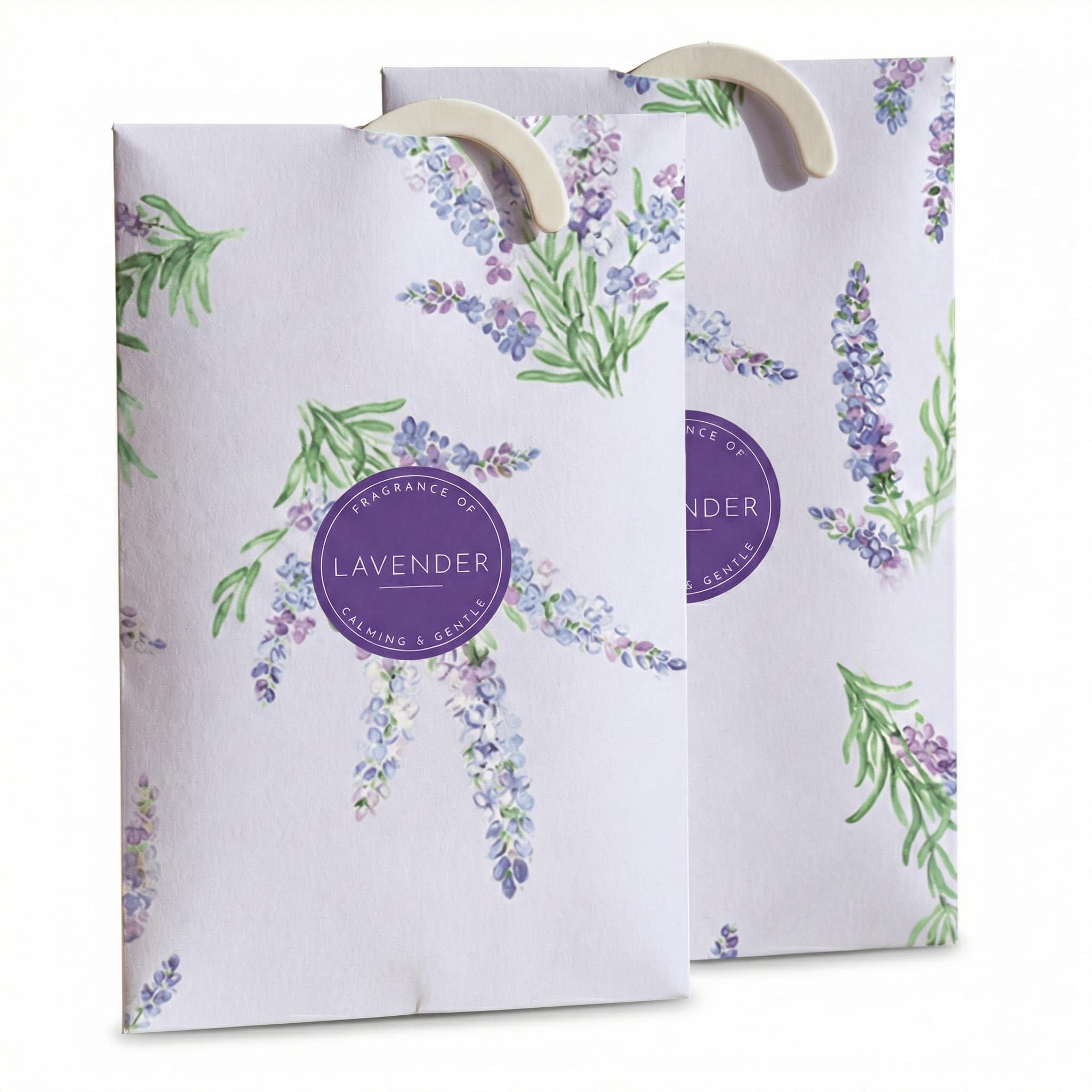 The Master Herbalist LAVENDER Scented Wardrobe Freshener in a floral LAVENDER Design. Perfect for Cupboards, Drawers and Wardrobes