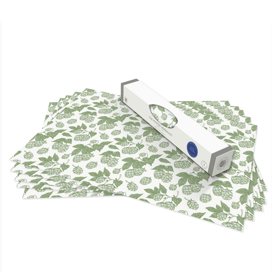 Wipe clean drawer liners, Hops in Garden Green Various designs design