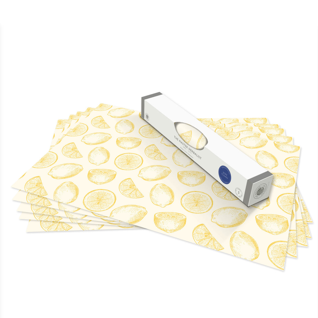 Wipe clean drawer liners, Lemons in Soft Yellow Various designs design