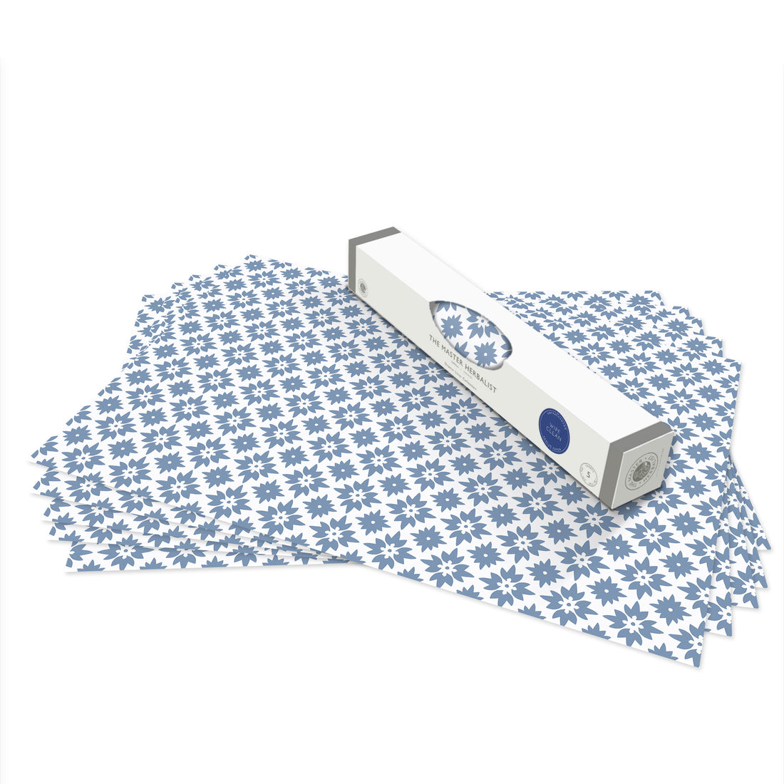 Wipe clean drawer liners, Mosaic in a Cook's Blue Various designs design