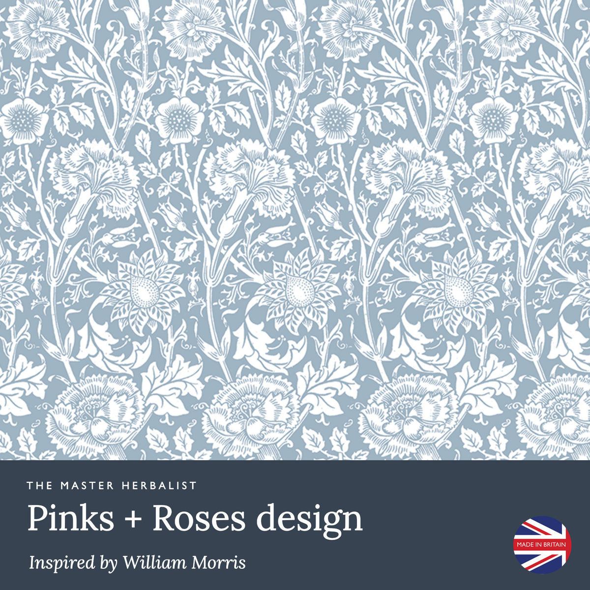 Cotton Fresh wardrobe freshener in the William Morris Pinks + Roses design
