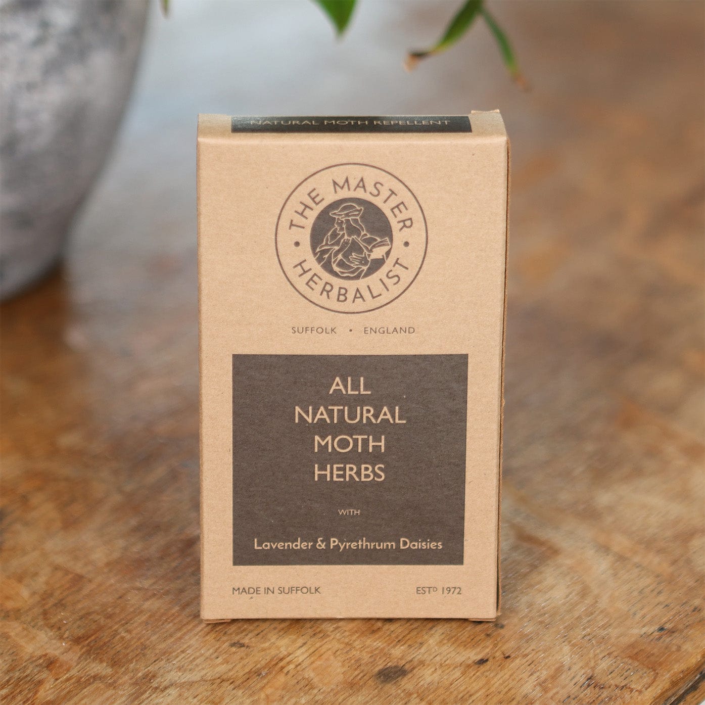 THE MASTER HERBALIST Moth Herbs 1 Box (6 Sachets) Traditional Moth Repellent Herbs