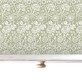 The Master Herbalist Scented Drawer Liners Fresh Linen FRESH LINEN SCENTED Drawer Liners in SAGE GREEN William Morris Design