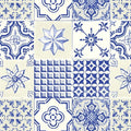 THE MASTER HERBALIST Scented Drawer Liners NEROLI & YLANG YLANG Scented Drawer Liners with a Portuguese Tile Pattern