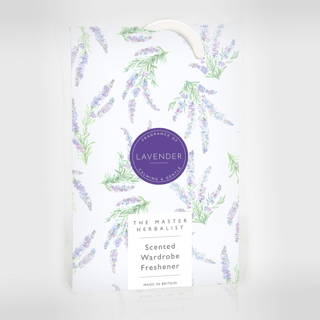 THE MASTER HERBALIST | LAVENDER Scented Wardrobe Freshener in a Traditional Floral Design.