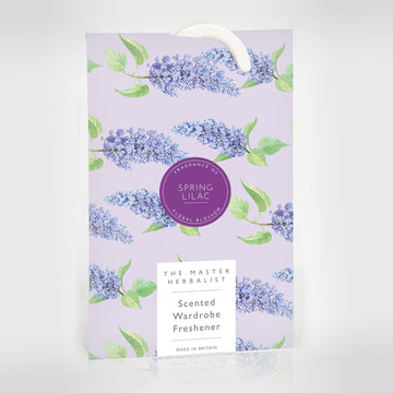 THE MASTER HERBALIST | LILAC Scented Wardrobe Freshener in a Traditional Floral Design.