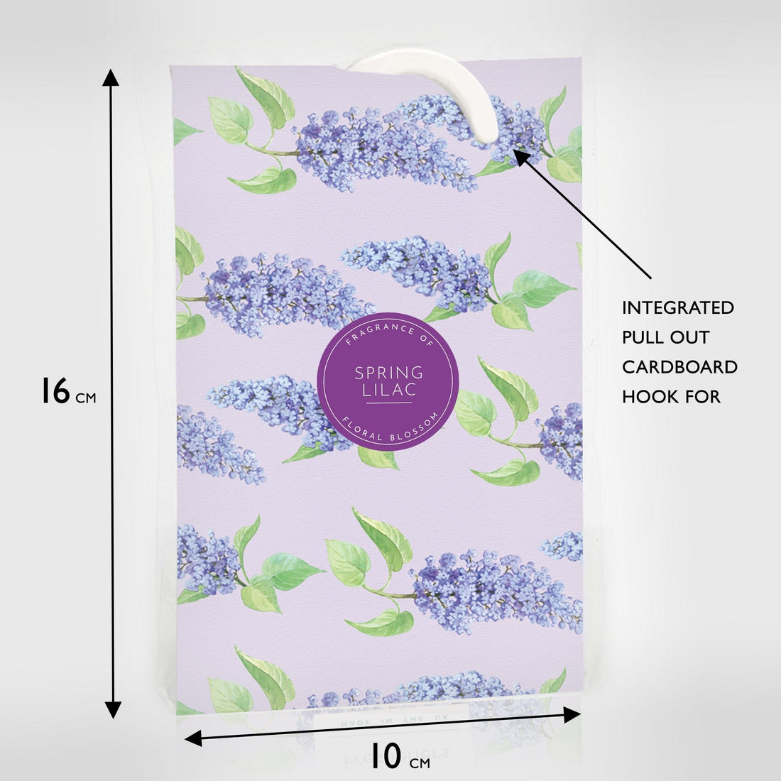 THE MASTER HERBALIST | LILAC Scented Wardrobe Freshener in a Traditional Floral Design.