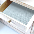 THE MASTER HERBALIST FRESH LINEN SCENTED Drawer Liners in a DUCK EGG Blue GINGHAM Design. Made in Britain.