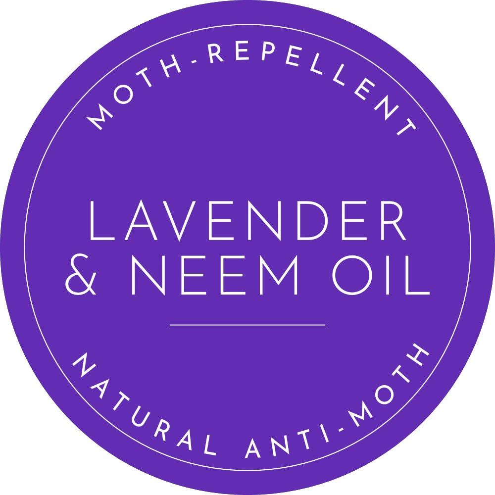 THE MASTER HERBALIST LAVENDER & NEEM OIL Scented Drawer Liners in a Japanese Pen Design | Natural ANTI-MOTH Repellent. Made in Britain.