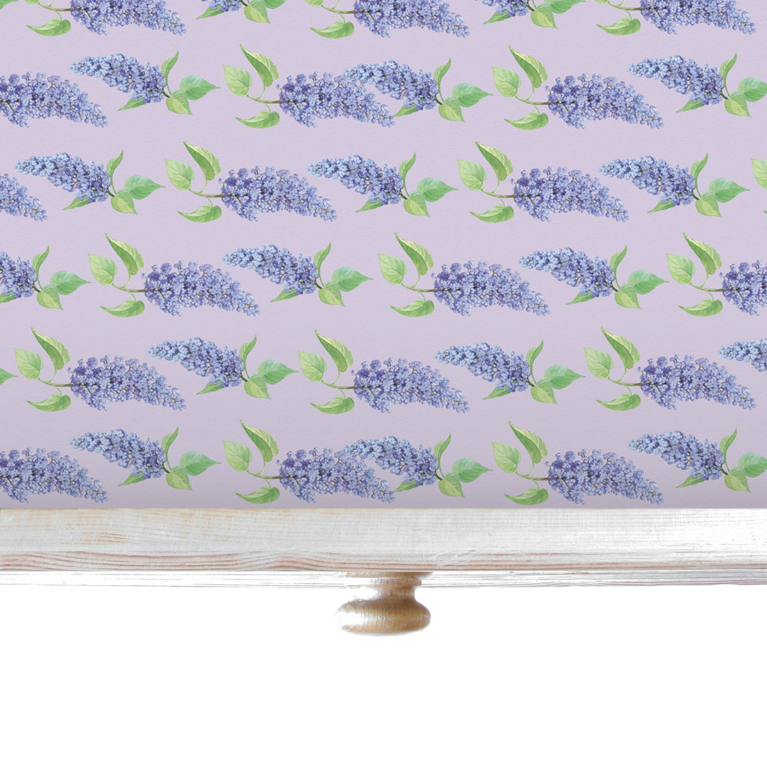 THE MASTER HERBALIST Scented Drawer Liners Lilac LILAC SCENTED Drawer Liners in a floral LILAC Design