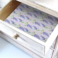 THE MASTER HERBALIST Scented Drawer Liners Lilac LILAC SCENTED Drawer Liners in a floral LILAC Design
