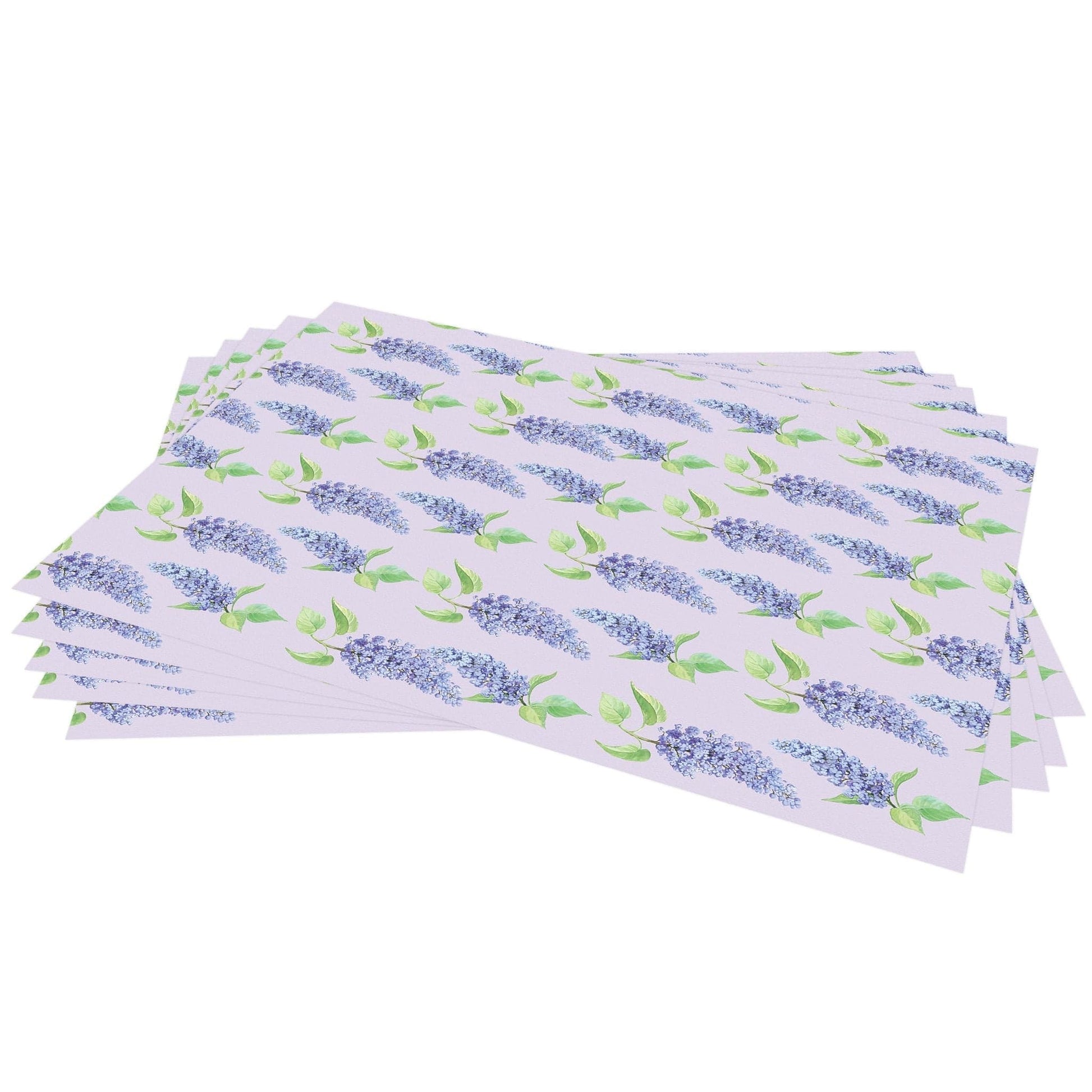 THE MASTER HERBALIST Scented Drawer Liners Lilac LILAC SCENTED Drawer Liners in a floral LILAC Design