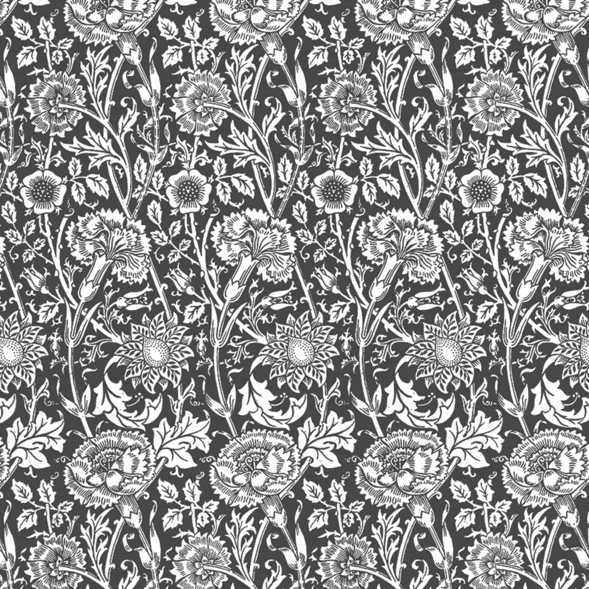 THE MASTER HERBALIST Scented Drawer Liners Sandalwood SANDALWOOD SCENTED Drawer Liners in BLACK William Morris Design