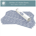 THE MASTER HERBALIST Scented Drawer Liners Lavender LAVENDER SCENTED Drawer Liners in BLUE William Morris Design