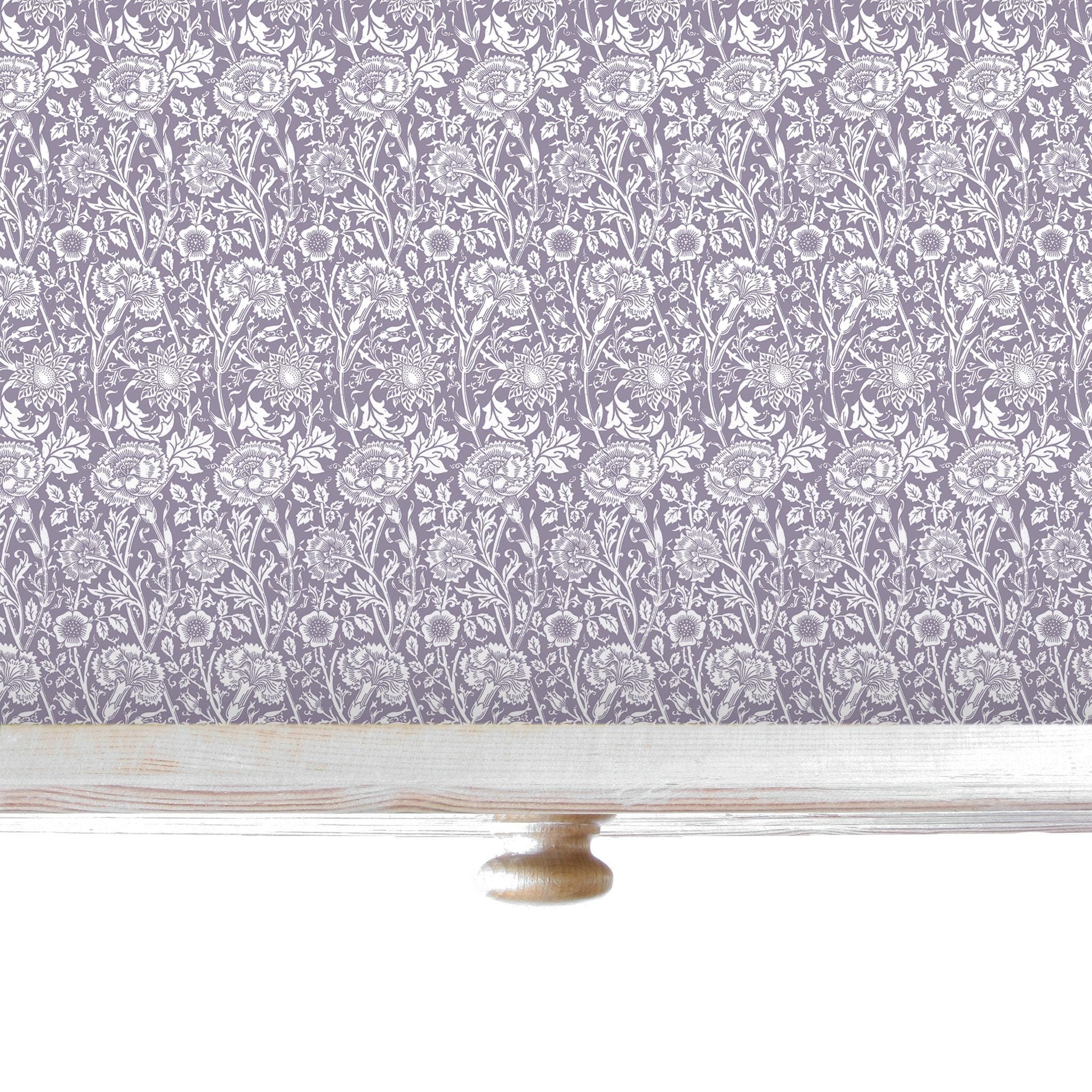 THE MASTER HERBALIST Scented Drawer Liners Lilac LILAC fragrance SCENTED Drawer Liners in PURPLE William Morris Design