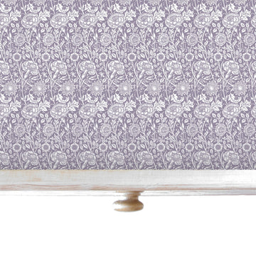 THE MASTER HERBALIST Scented Drawer Liners Lilac LILAC fragrance SCENTED Drawer Liners in PURPLE William Morris Design