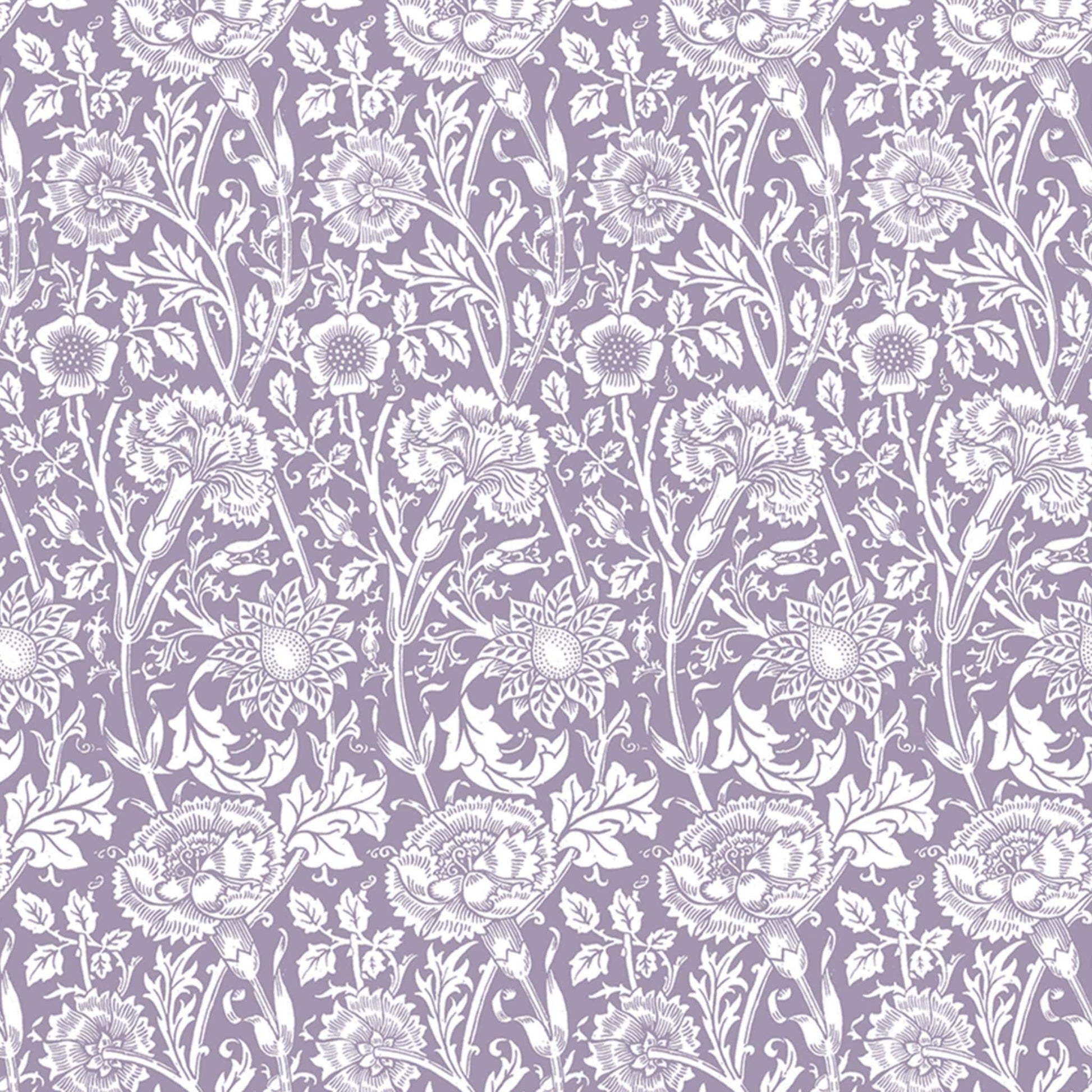 THE MASTER HERBALIST Scented Drawer Liners Lilac LILAC fragrance SCENTED Drawer Liners in PURPLE William Morris Design