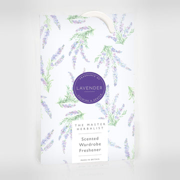THE MASTER HERBALIST Wardrobe Freshener Lavender LAVENDER Scented Wardrobe Freshener in a Traditional Floral Design