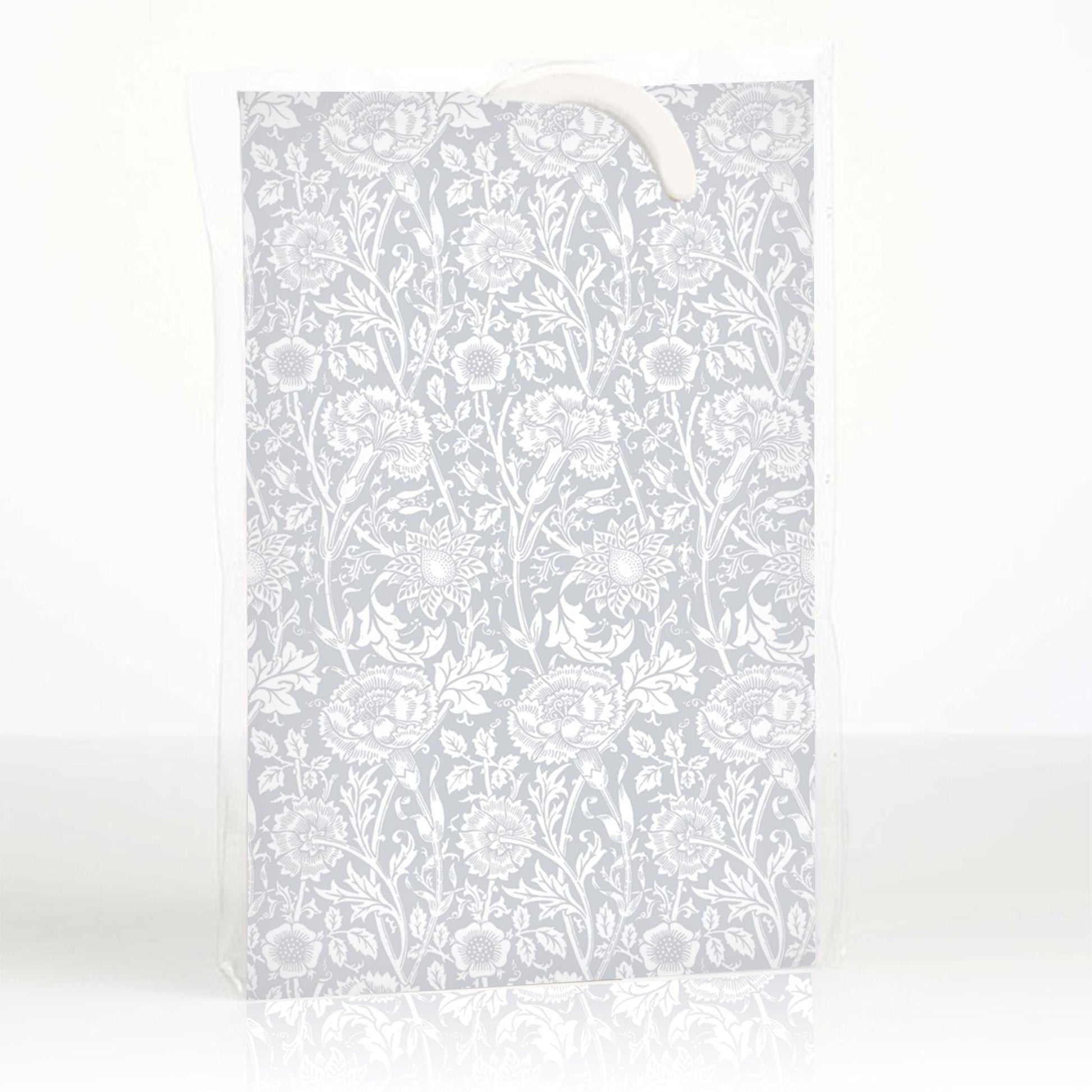 THE MASTER HERBALIST Wardrobe Freshener Lily of The Valley LILY SCENTED Wardrobe Freshener in a WILLIAM MORRIS DESIGN in GREY
